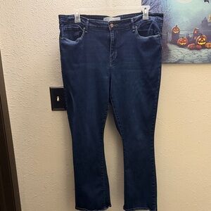 Signature by Levi Strauss Women's Straight Leg Jeans - Deep Blue